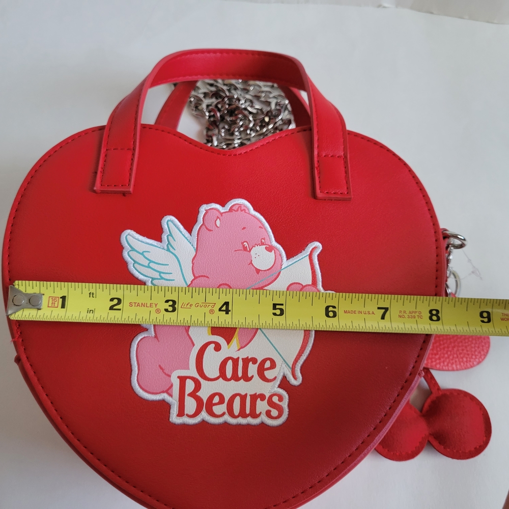Care Bears x Skinnydip London Red Crossbody Bag with Chain Straps NWT - Picture 11 of 12